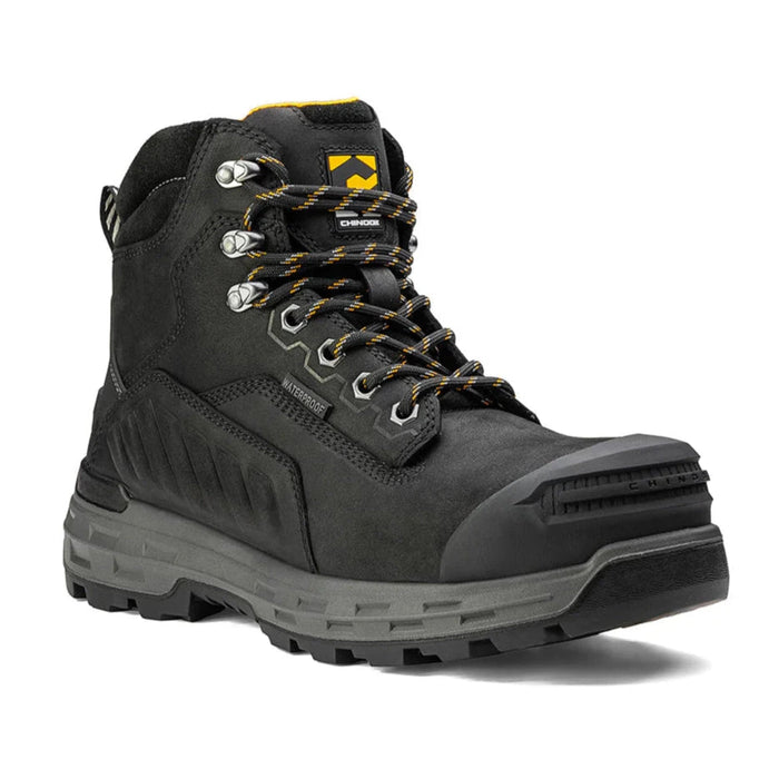 CHINOOK WILDWOOD 6" WATERPROOF COMPOSITE TOE BOOT MEN'S MEDIUM AND XWIDE Boots Chinook BLACK 7.5 D