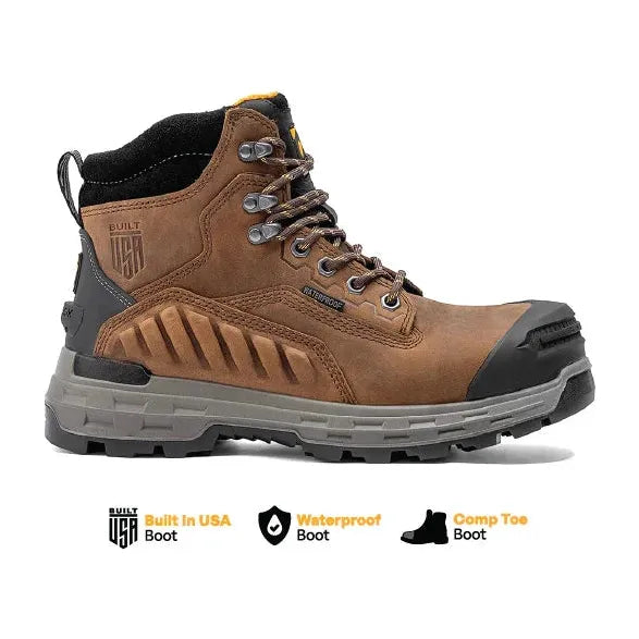 CHINOOK WILDWOOD 6" WATERPROOF COMPOSITE TOE BOOT MEN'S MEDIUM AND XWIDE Boots Chinook 