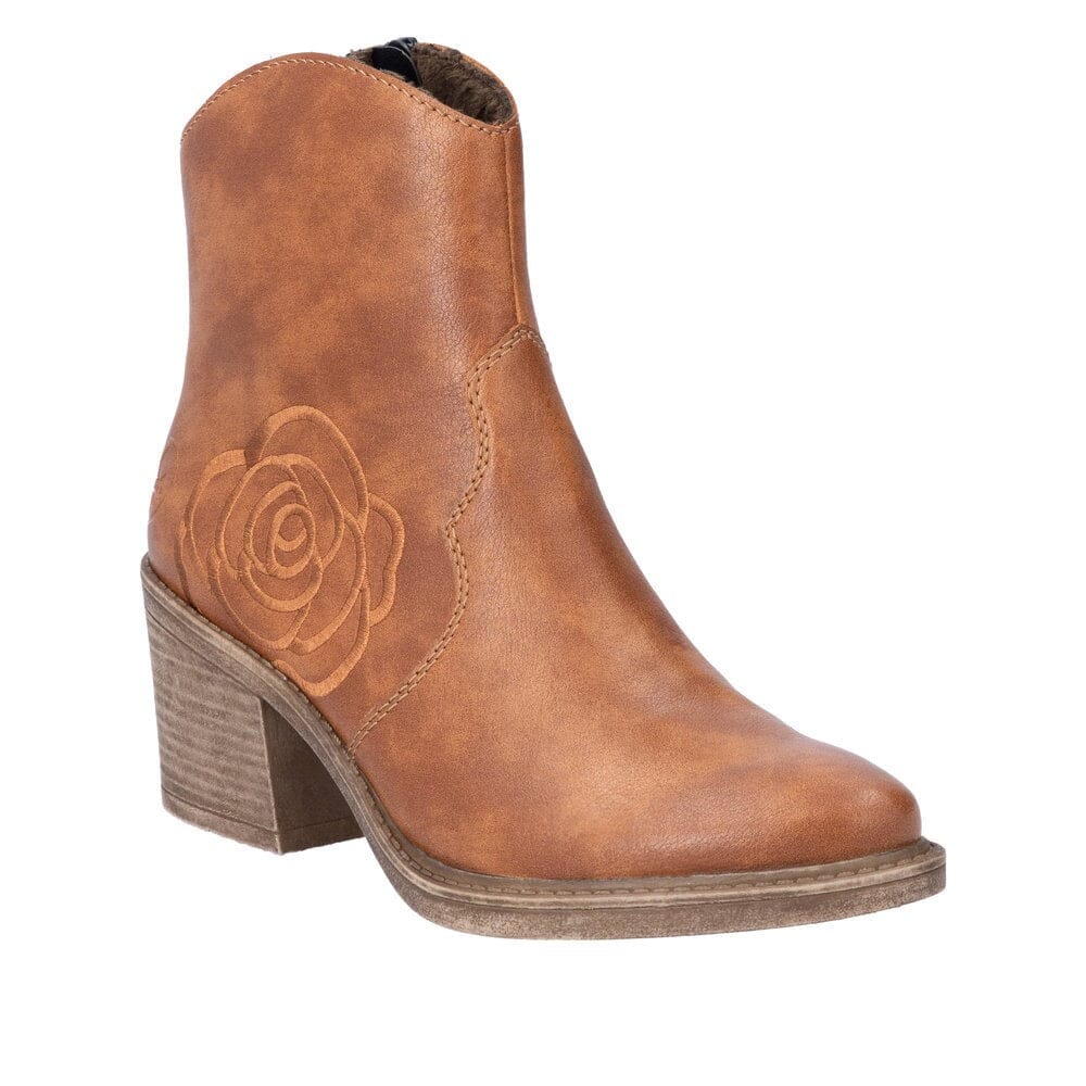 RIEKER Y1250-24 | COMFORTABLE WESTERN STYLED BOOTIE | DANFORM SHOES ...