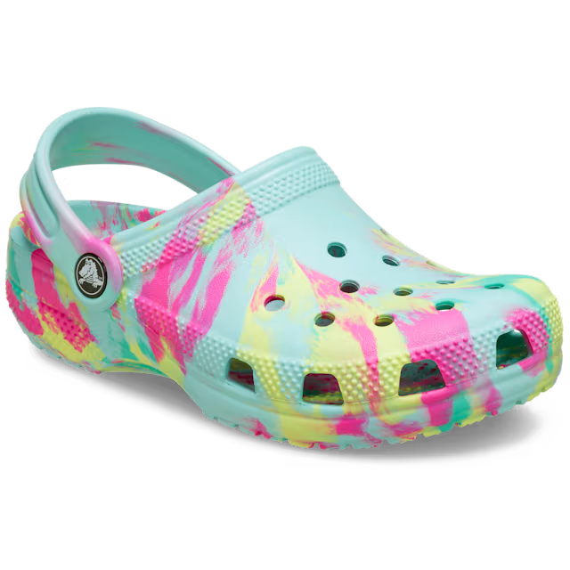 CROCS CLASSIC CLOG KIDS' Clogs Crocs AQUAMARINE/MULTI C11 