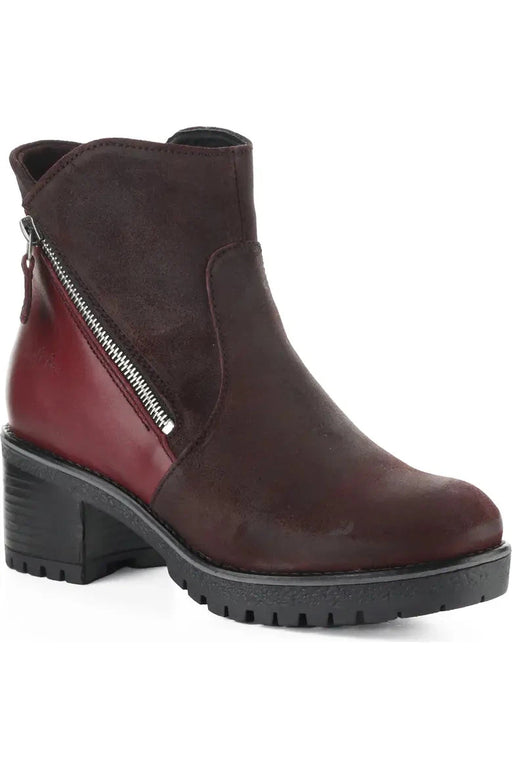 MORA BOOT WOMEN'S BOOTS BOS. & CO. WINE/MERLOT 36 