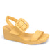 BUENO FELICITY WEDGE SANDAL Sandals Bueno MUSTARD 36 