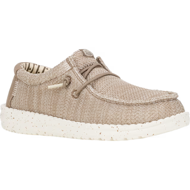 HEY DUDE WALLY YOUTH STRETCH SOX KIDS Sneakers & Athletic Shoes Hey Dude WALNUT 11 