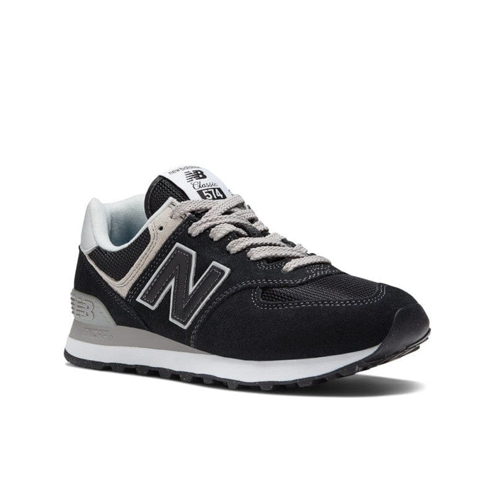 NEW BALANCE 574 WOMEN'S MEDIUM AND WIDE Sneakers & Athletic Shoes New Balance BLK/WHT 5 B