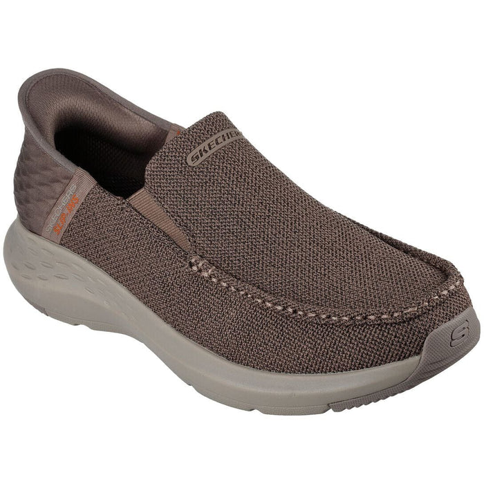 SKECHERS SLIP-INS PARSON-RALVEN MEN'S MEDIUM AND XWIDE Sneakers & Athletic Shoes SKECHERS TAUPE MESH 7 M