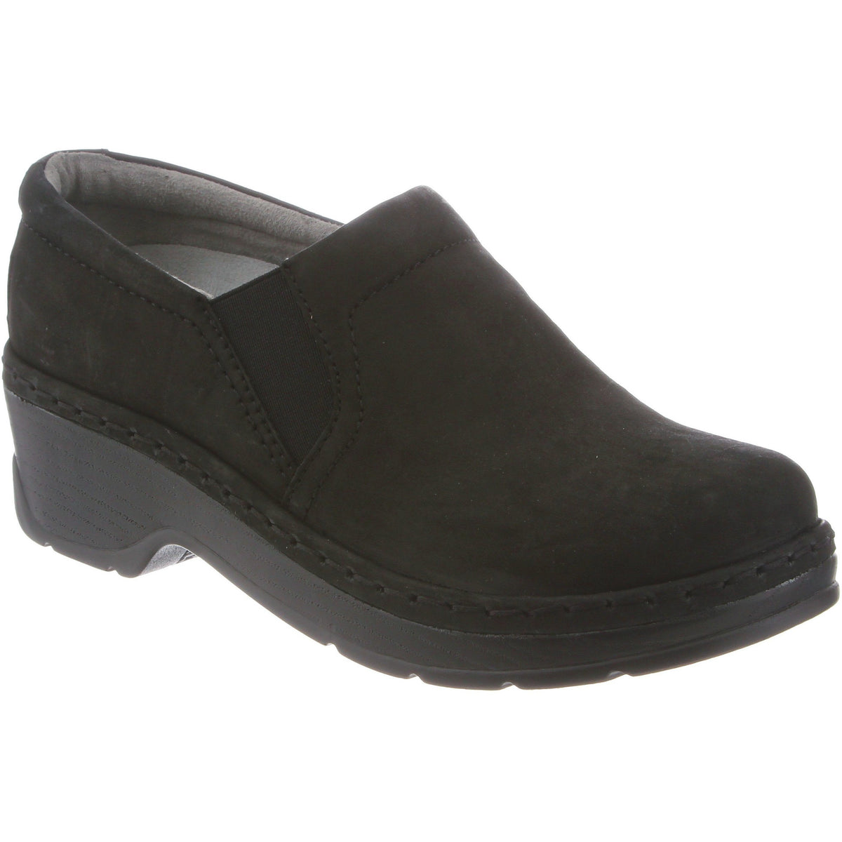 Klogs Men\'s Black Embossed Slip-On Clogs Klogs Footwear Arbor Leather Men main image 3