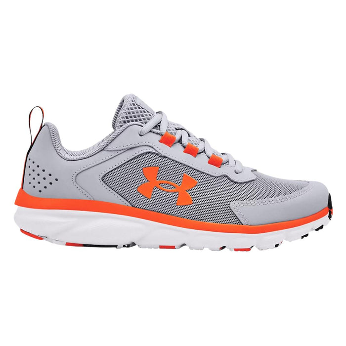 UNDER ARMOUR ASSERT 9 GRADE SCHOOL Sneakers & Athletic Shoes Under Armour GRY/WHT/ORANGE 3.5 