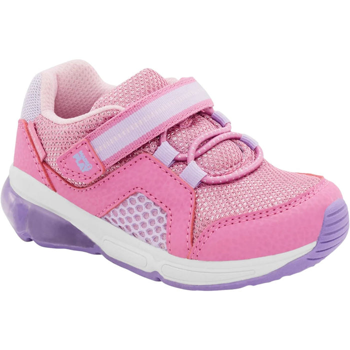 STRIDE RITE MADE2PLAY LUMI BOUNCE KID'S MEDIUM AND WIDE Sneakers & Athletic Shoes Stride Rite PINK 10.5 MEDIUM