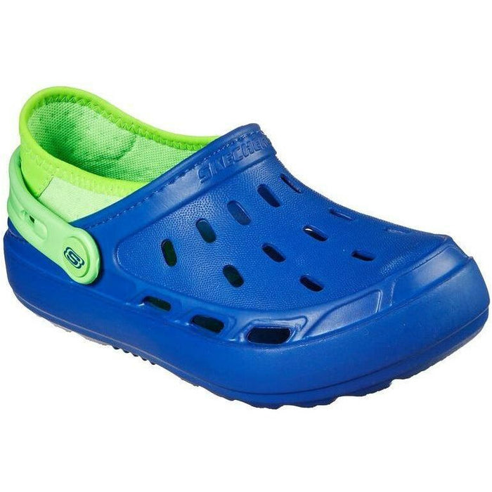 SKECHERS FOAMIES SWIFTERS II - need to find second colorway Sandals Skechers BLUE/LIME 11 
