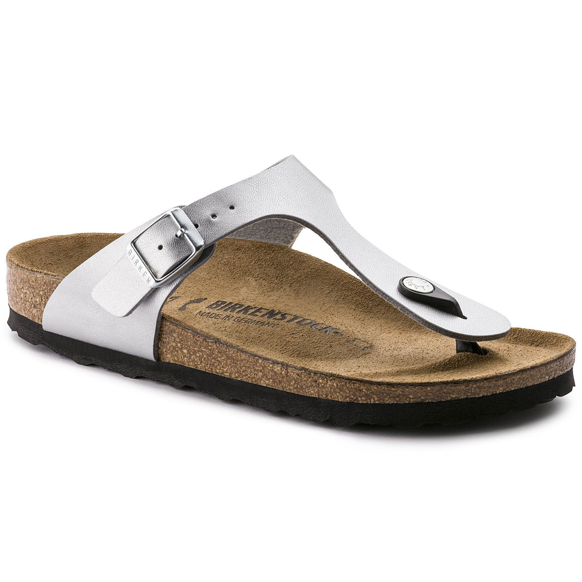 Gizeh Silver Birko-Flor | Birkenstock | Free Shipping
