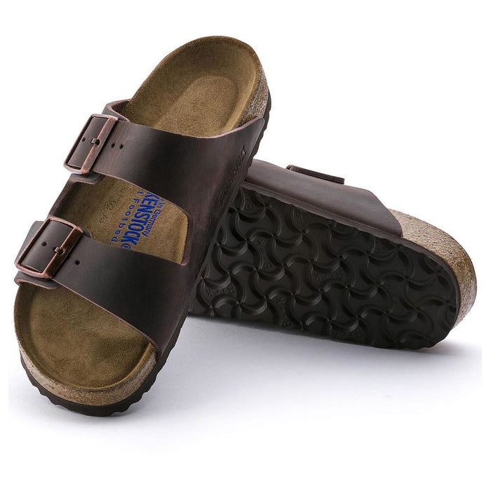 Birkenstock Arizona Soft Footbed Habana Oiled Nubuck Leather Unisex - danformshoesvt