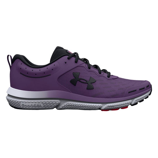UNDER ARMOUR CHARGED ASSERT 10 WOMEN'S MEDIUM AND WIDE Sneakers & Athletic Shoes Under Armour RETRO PURPLE/BLACK 5 MEDIUM (retro purple)