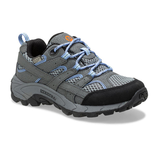 MERRELL MOAB 2 WATERPROOF KIDS MEDIUM AND WIDE Sneakers & Athletic Shoes Merrell GRY/PERIWINKLE 10.5 M