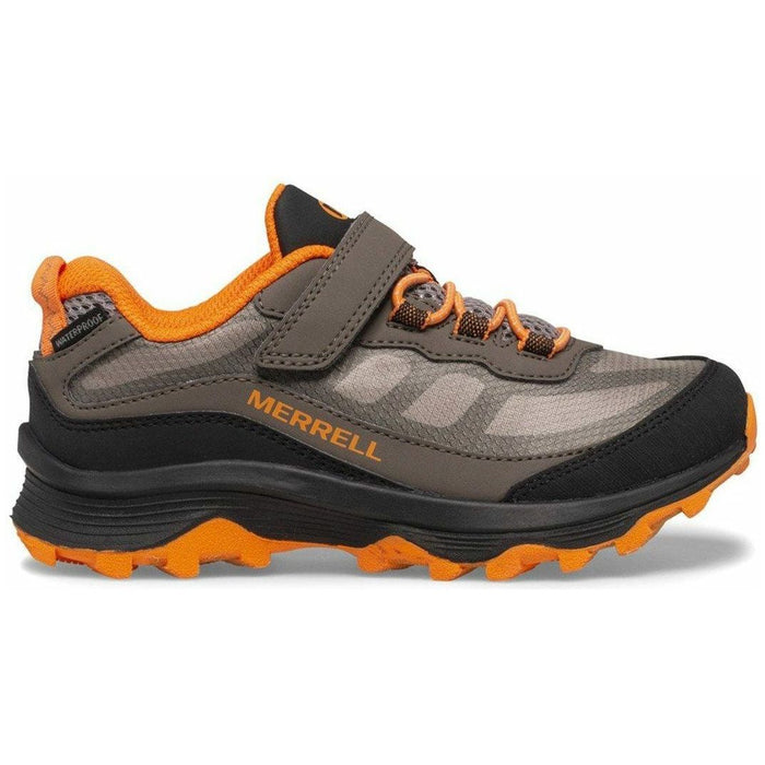 MOAB SPEED LOW A/C WATERPROOF KIDS Sneakers & Athletic Shoes Merrell GUNSMOKE/BK/ORG 10.5 M
