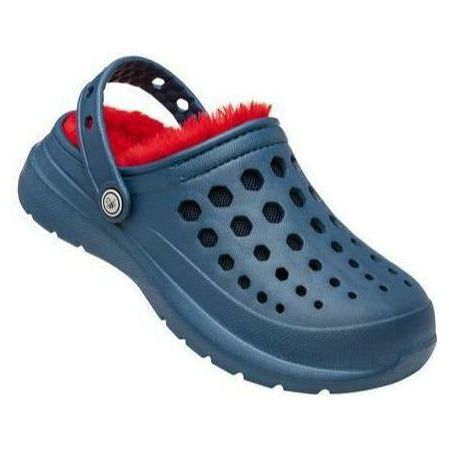 JOYBEES COZY LINED CLOG KIDS Clogs Joybees NAVY/RED 6/7 