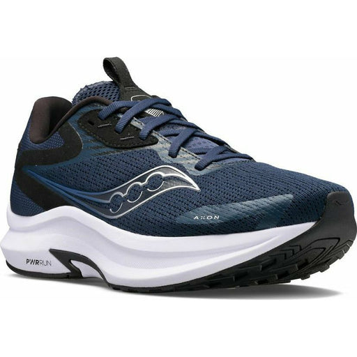 SAUCONY AXON 2 MEN'S Sneakers & Athletic Shoes Saucony NAVY/SILVER 7 