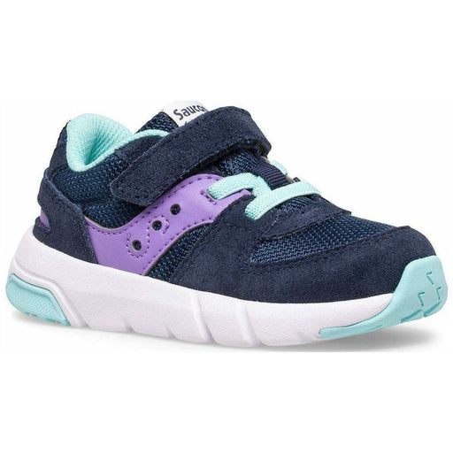 SAUCONY JAZZ LITE 2.0 SNEAKER KIDS Sneakers & Athletic Shoes Saucony Kids NVY/PURP/TURQ 4 M