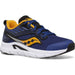 SAUCONY AXON SNEAKER BIG KID'S Sneakers & Athletic Shoes Saucony NAVY/GOLD 10.5 
