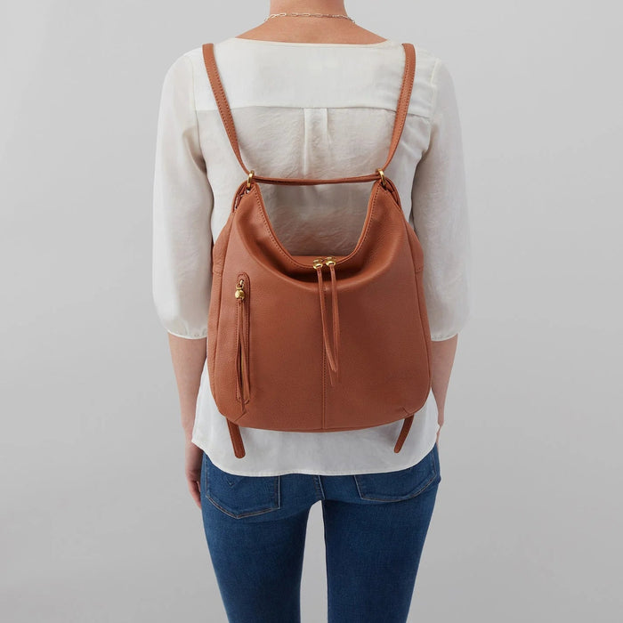 Tan Convertible Backpack | Laroll Bags
