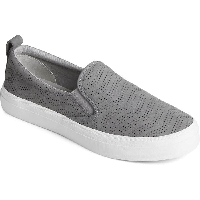 SPERRY CREST TWIN GORE PERFORATED LEATHER SLIP ON DANFORM SHOES