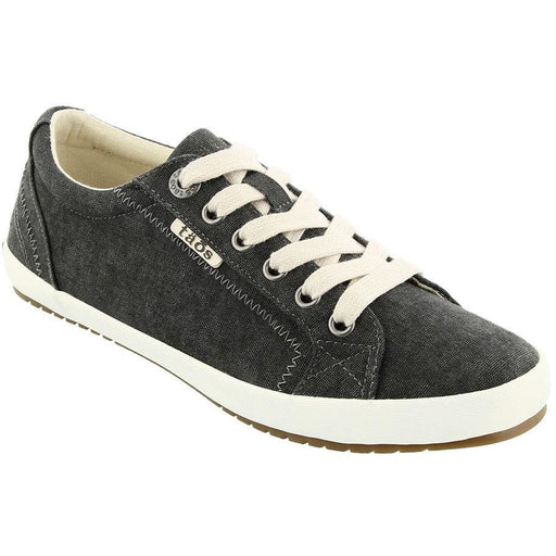 TAOS STAR CHARCOAL WASHED CANVAS - danformshoesvt