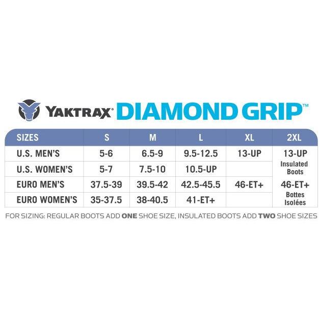 Yaktrax Ice Cleats Size Chart Seller Online www.oceanproperty.co.th