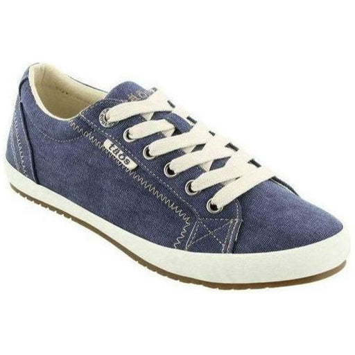 TAOS STAR WOMEN'S WASHED CANVAS Sneakers & Athletic Shoes Taos BLUE WASH 5 