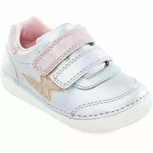 STRIDE RITE SOFT MOTION KENNEDY KID'S Sneakers & Athletic Shoes Stride Rite SILVER /MULTI 4 MEDIUM
