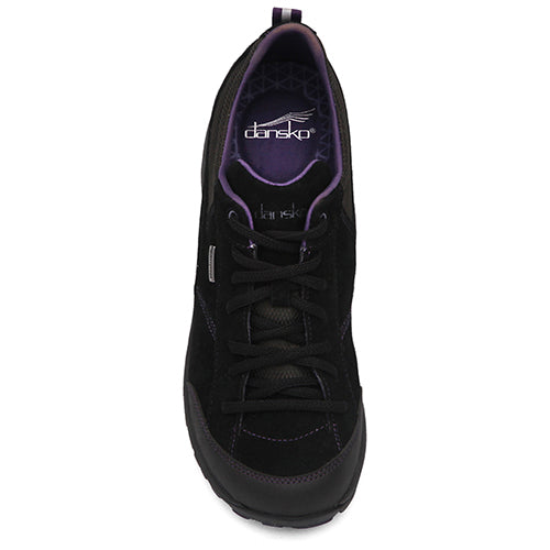 DANSKO PAISLEY BLACK SUEDE WOMEN'S WIDE Sneakers & Athletic Shoes Dansko 